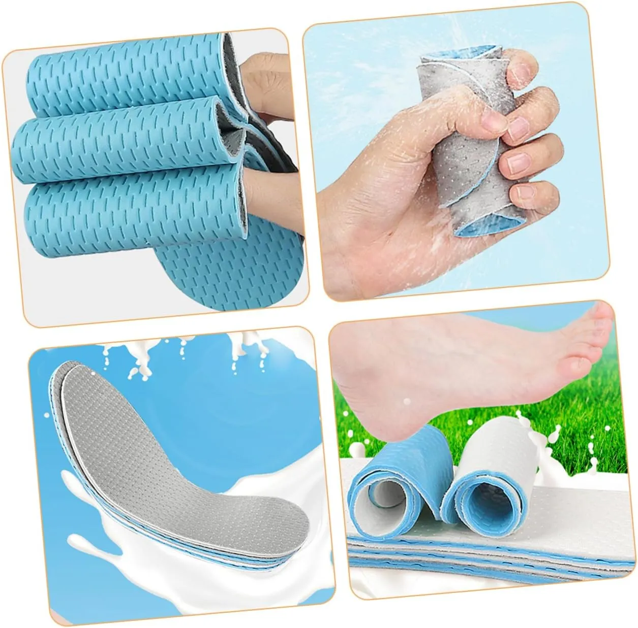 1 Pair Breathable Cuttable Shoe Insoles for Men Women Comfort Liners for Sneakers Boots Durable Supple Design for for Active Lifestyles