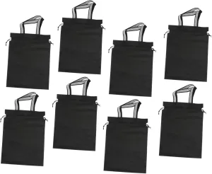 10pcs Drawstring Shoe Bag Nonwoven Fabric Breathable Dust Cover Tidy Home Storage Bag