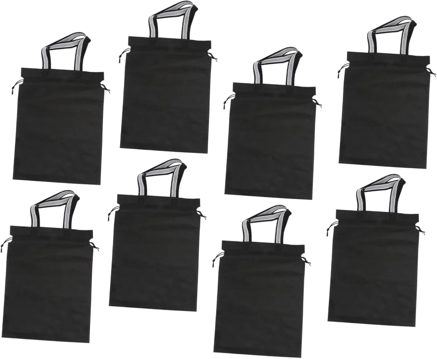 10pcs Drawstring Shoe Bag Nonwoven Fabric Breathable Dust Cover Tidy Home Storage Bag