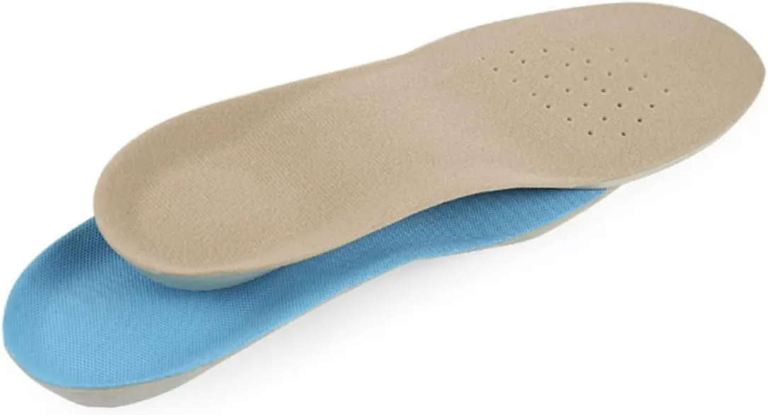 1Pair Unisex Sports Insoles for Arch Support Blue Shock Absorbing Cushions for Foot Care Durable Shoe Pads for Athletic Activities and Daily Use