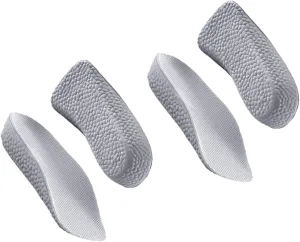 2Pairs Height Increase Insoles Shock Absorbing Inner Shoe Pads for Men Women Breathable Comfortable Lightweight Skid Design for Daily Wear All Day Standing