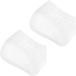 2pcs Height Increase Heel Sleeves Silicone Heel Cushions for Men Women Comfortable Fit Breathable Sweat Absorbing Suitable for Various Shoe