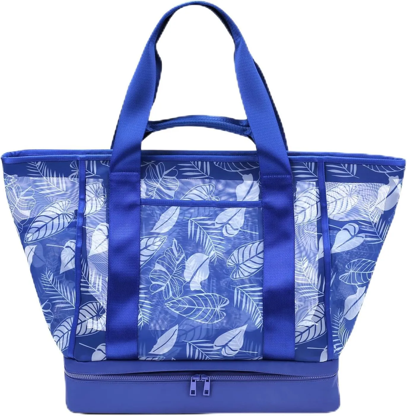 32L Mesh Tote bag, Breathable Beach Handbag with Removable Insulated Compartment
