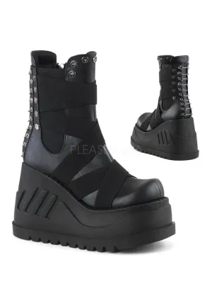 4 3/4" PF Wedge Mid-Calf Boot, Inside Zip