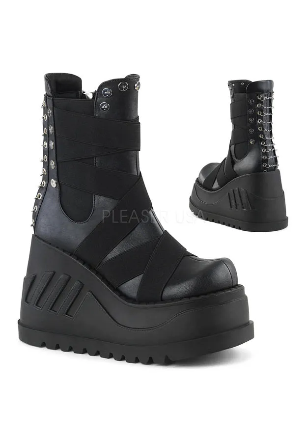 4 3/4" PF Wedge Mid-Calf Boot, Inside Zip