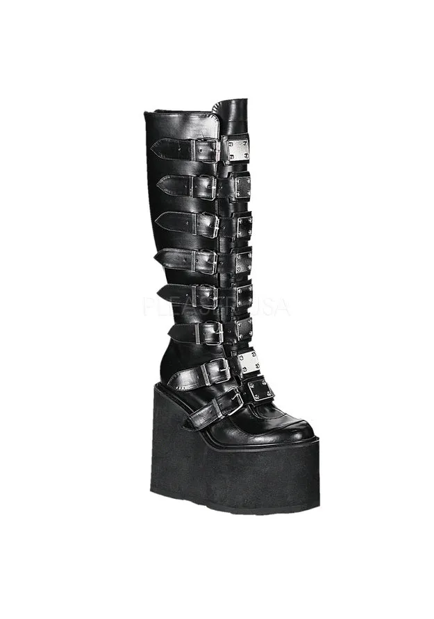 5 1/2" PF Goth Punk Gogo Cyber Knee BT w/ Metal Plates