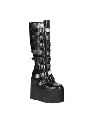 5 1/2" PF Goth Punk Gogo Cyber Knee BT w/ Metal Plates