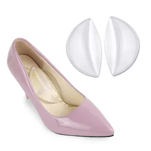 5 Pairs Durable Transparent Foot Arch Wraps Orthotic Adhesive Insole Shoe Pads for Flatfoot Correction Arch Support Gel Cushions for Heel Relief Any Shoe