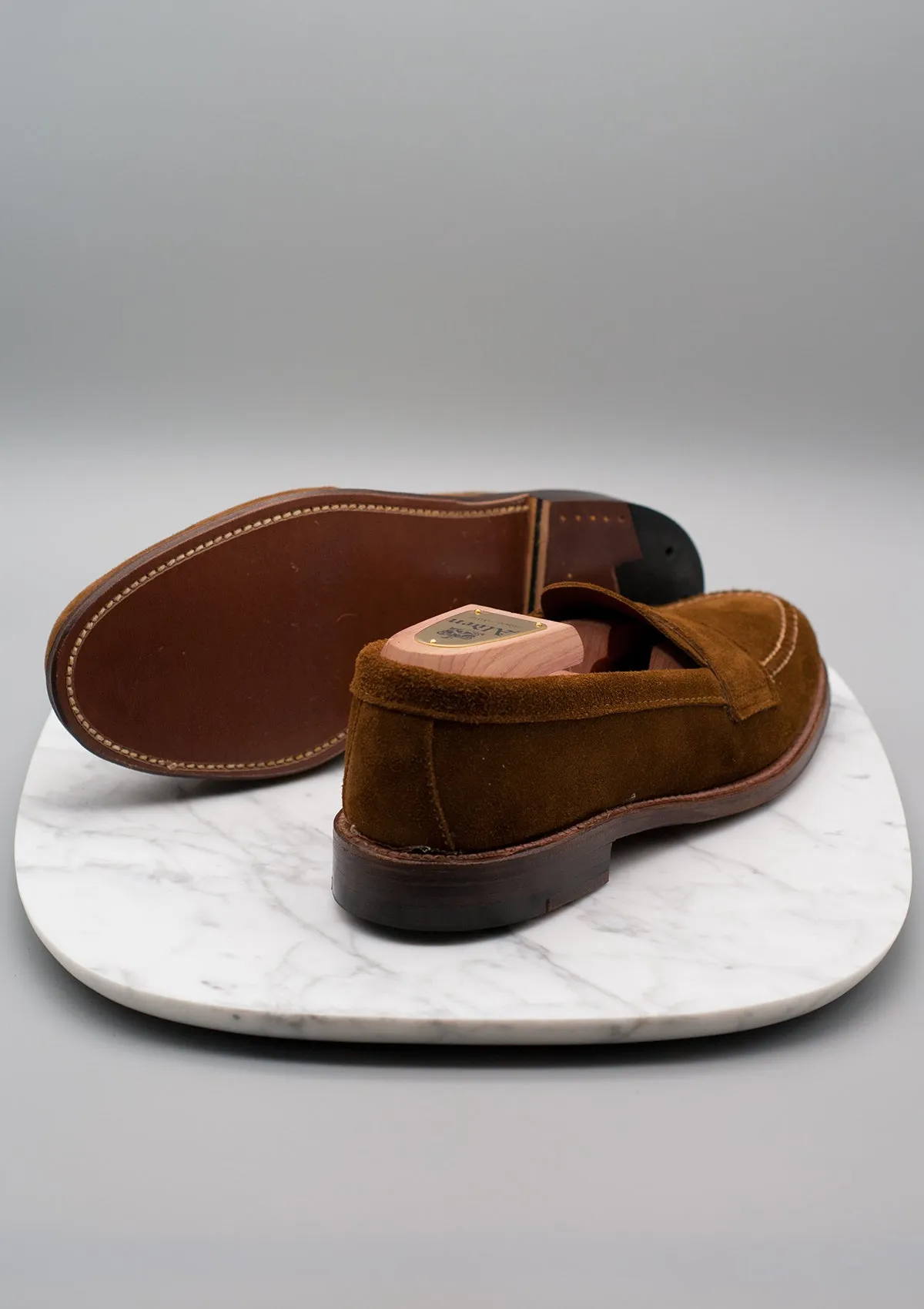 6243F Unlined Handsewn Penny Loafer