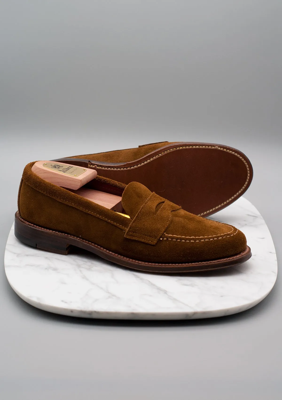 6243F Unlined Handsewn Penny Loafer