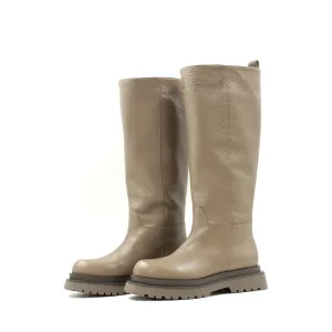 9107 Taupe Women's Knee High Boots