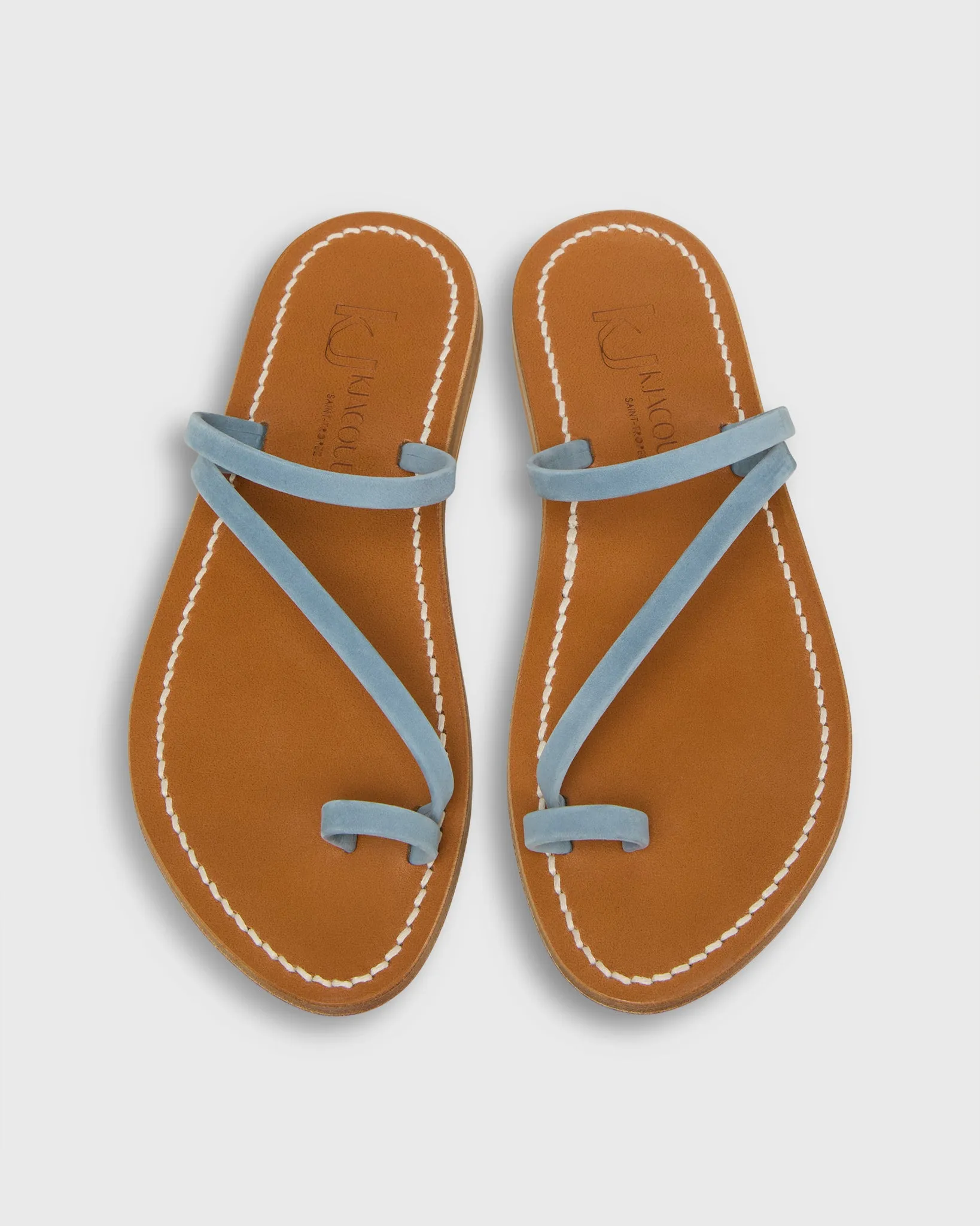 Actium Sandal in Jean Nubuck