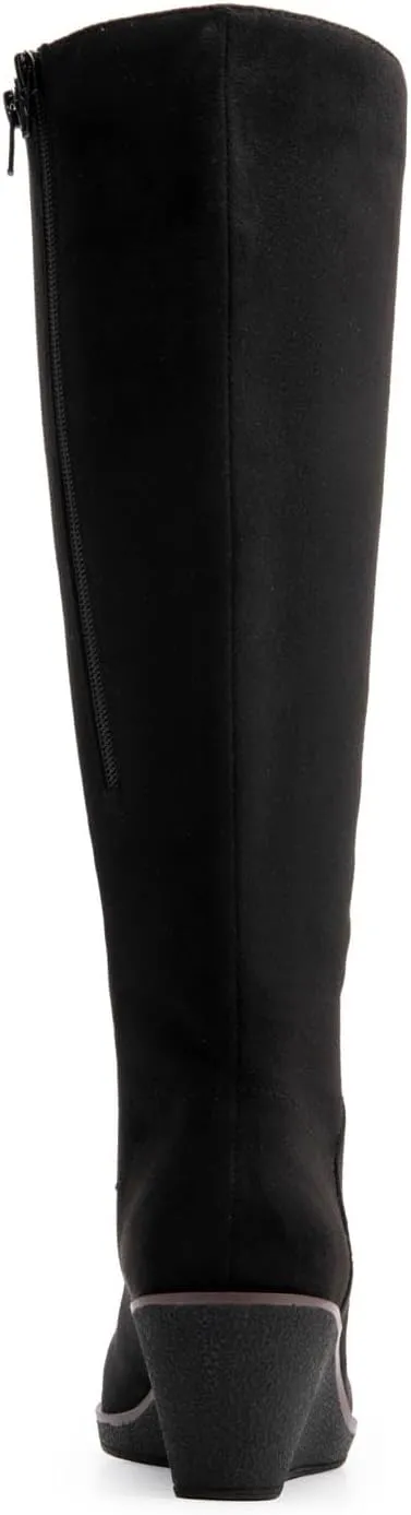 Aerosoles - Women's Binocular Knee High Boot - Knee High Boots with Memory Foam Footbed