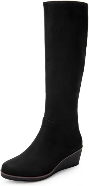 Aerosoles - Women's Binocular Knee High Boot - Knee High Boots with Memory Foam Footbed