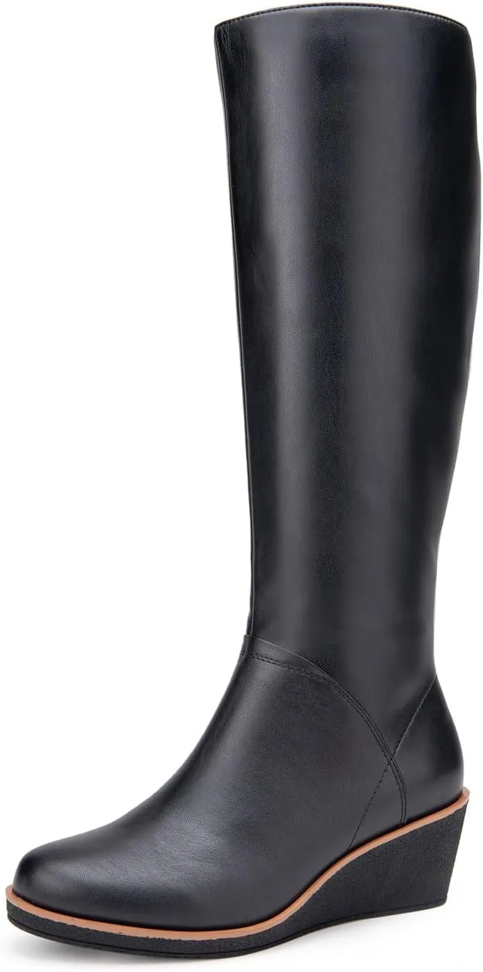 Aerosoles - Women's Binocular Knee High Boot - Knee High Boots with Memory Foam Footbed