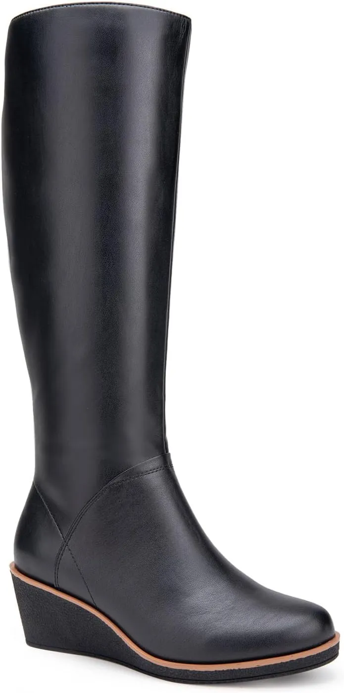 Aerosoles - Women's Binocular Knee High Boot - Knee High Boots with Memory Foam Footbed