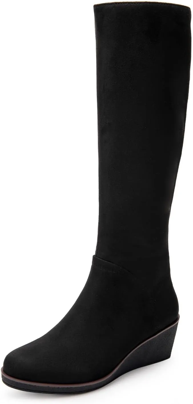 Aerosoles - Women's Binocular Knee High Boot - Knee High Boots with Memory Foam Footbed