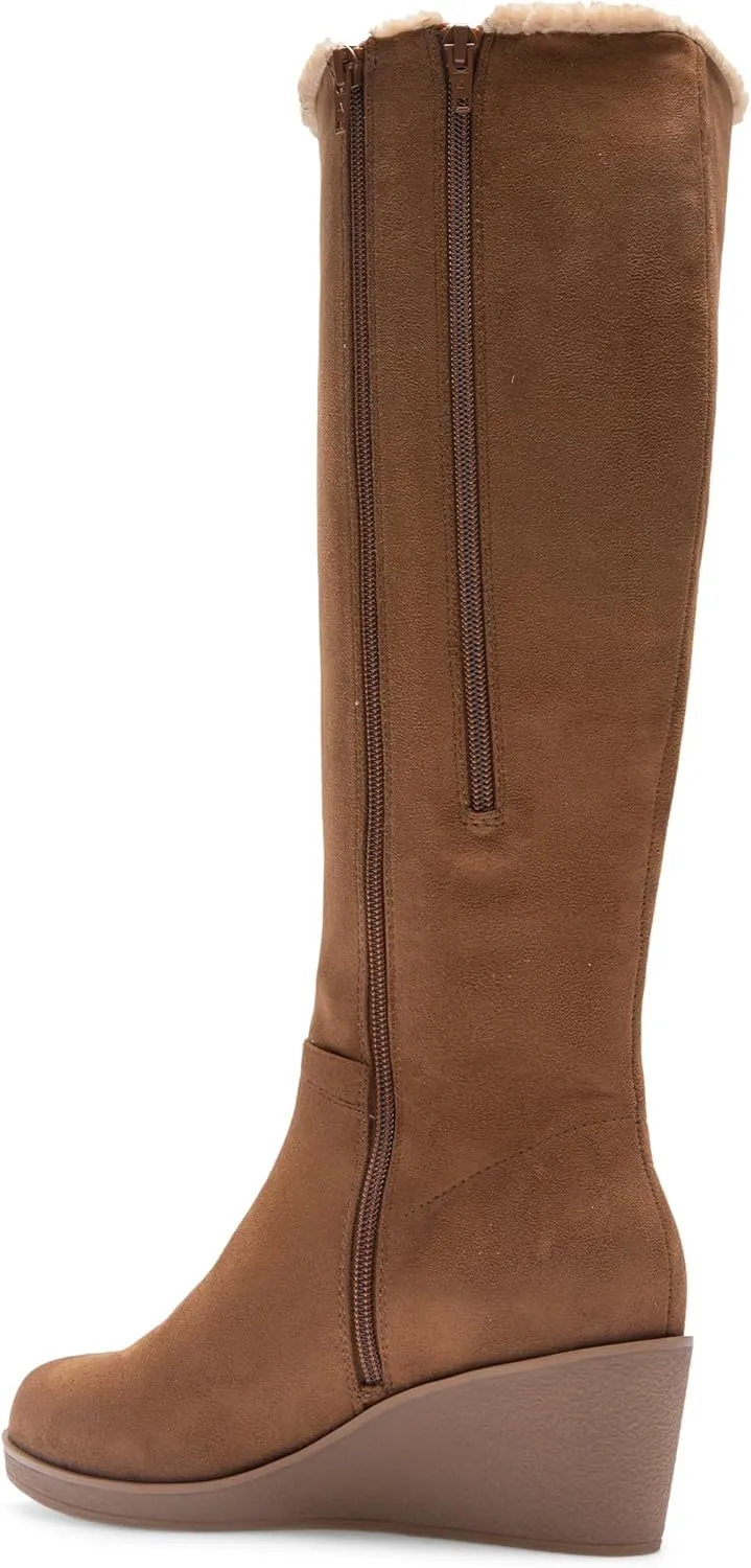 Aerosoles Women's Binocular Shearling Knee High Boot