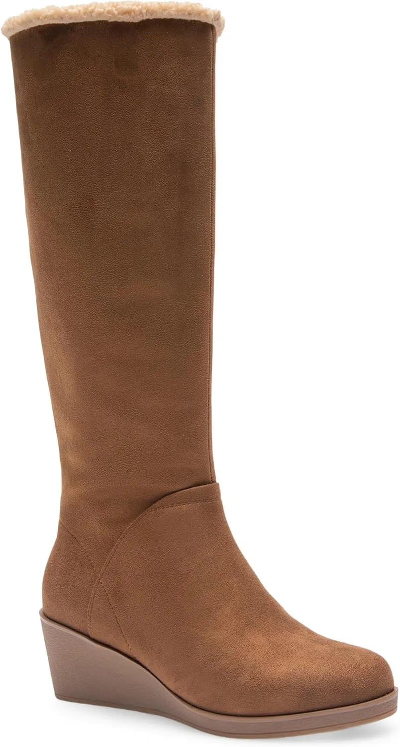 Aerosoles Women's Binocular Shearling Knee High Boot