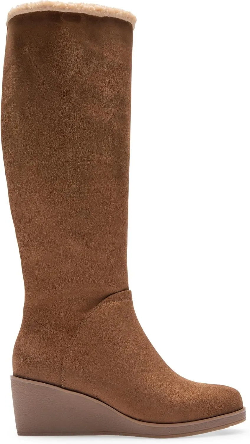 Aerosoles Women's Binocular Shearling Knee High Boot