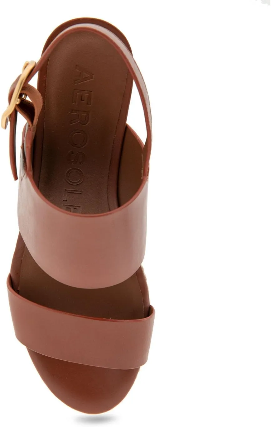 Aerosoles Women's Camera Platform Heeled Sandal
