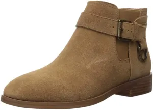 Aerosoles Women's Susan Ankle Boot, Tan Suede, 9.5 M US