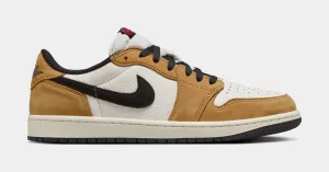Air Jordan 1 Retro Low OG Rookie Of The Year Mens Lifestyle Shoes (Sail/Black/Golden Harvest/Gym Red)