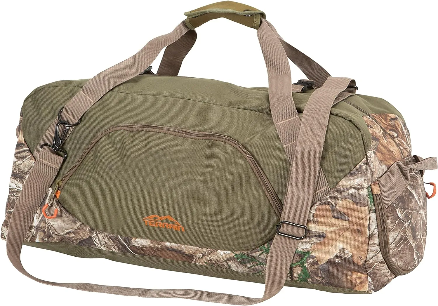 Allen Company Terrain Basin Hunting Duffel Bag in Realtree Edge Green with Pouch