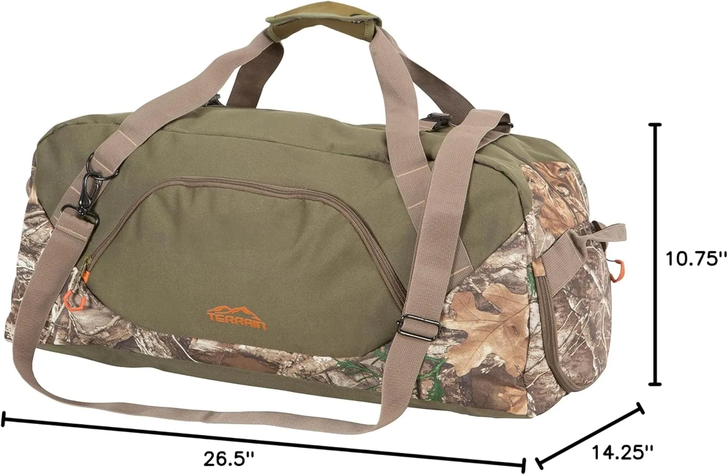 Allen Company Terrain Basin Hunting Duffel Bag in Realtree Edge Green with Pouch