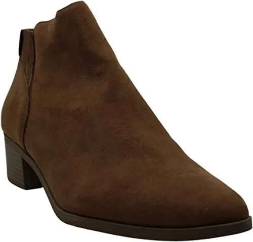 American Rag Womens Tori Fabric Pointed Toe Ankle Fashion Boots, Tan, Size 6.5