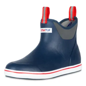 ANKLE DECK BOOT NAVY/RED