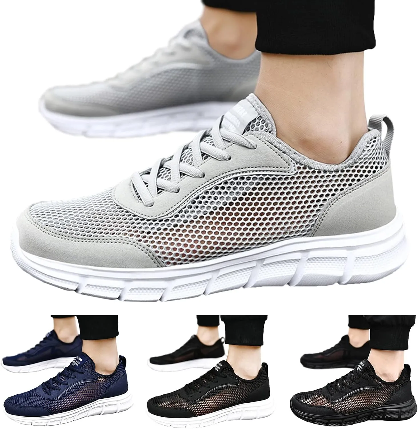 Arch Support Sports Shoes for Men Portable Non Slip Fitness Workout Shoe Lightweight Non Slip Sneakers for Men
