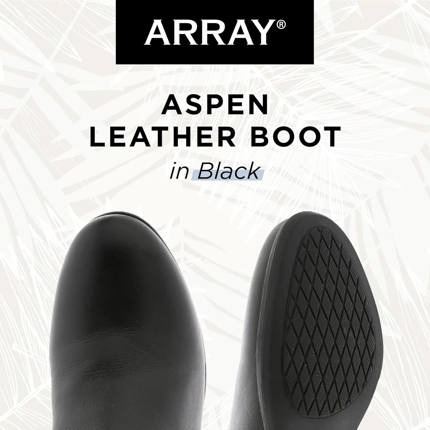 ARRAY Women's Aspen Leather Ankle Boot with Zipper