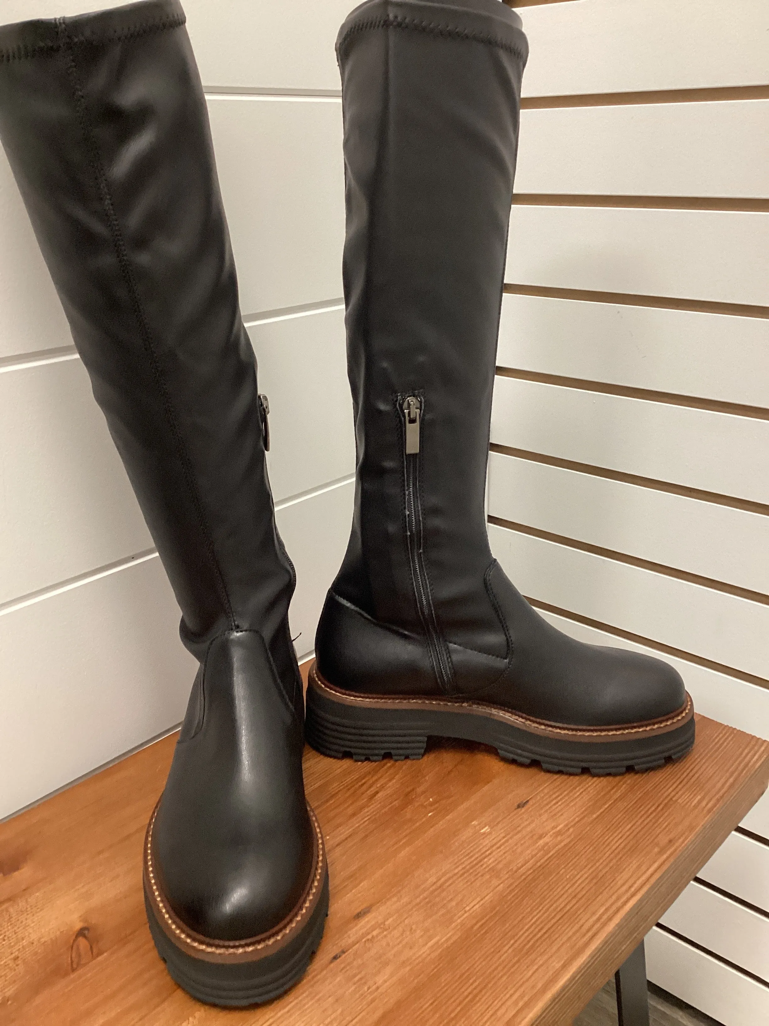 Ateliers BUZZ Vitelli Nappa Black boots to the knee