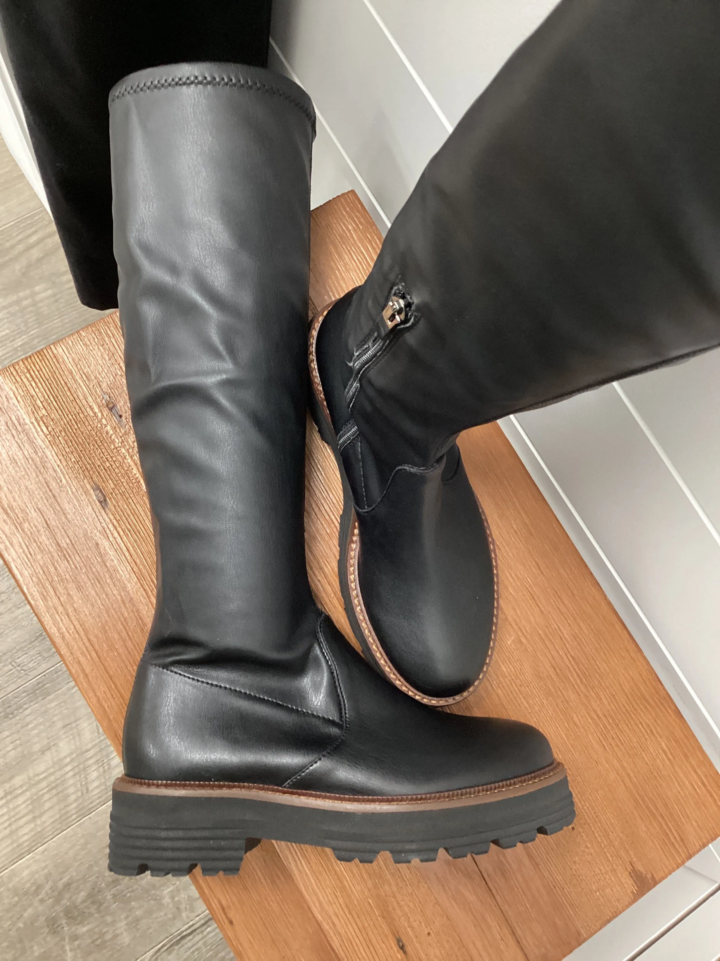 Ateliers BUZZ Vitelli Nappa Black boots to the knee