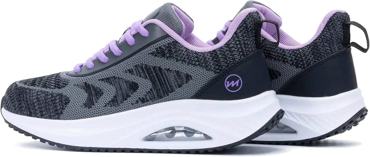Autper Women Walking Shoes for Plantar Fasciitis Arch Support Orthotic Air Tennis Non Slip Sneakers for Foot and Heel Pain Relief All Day Standing US 5.5-11