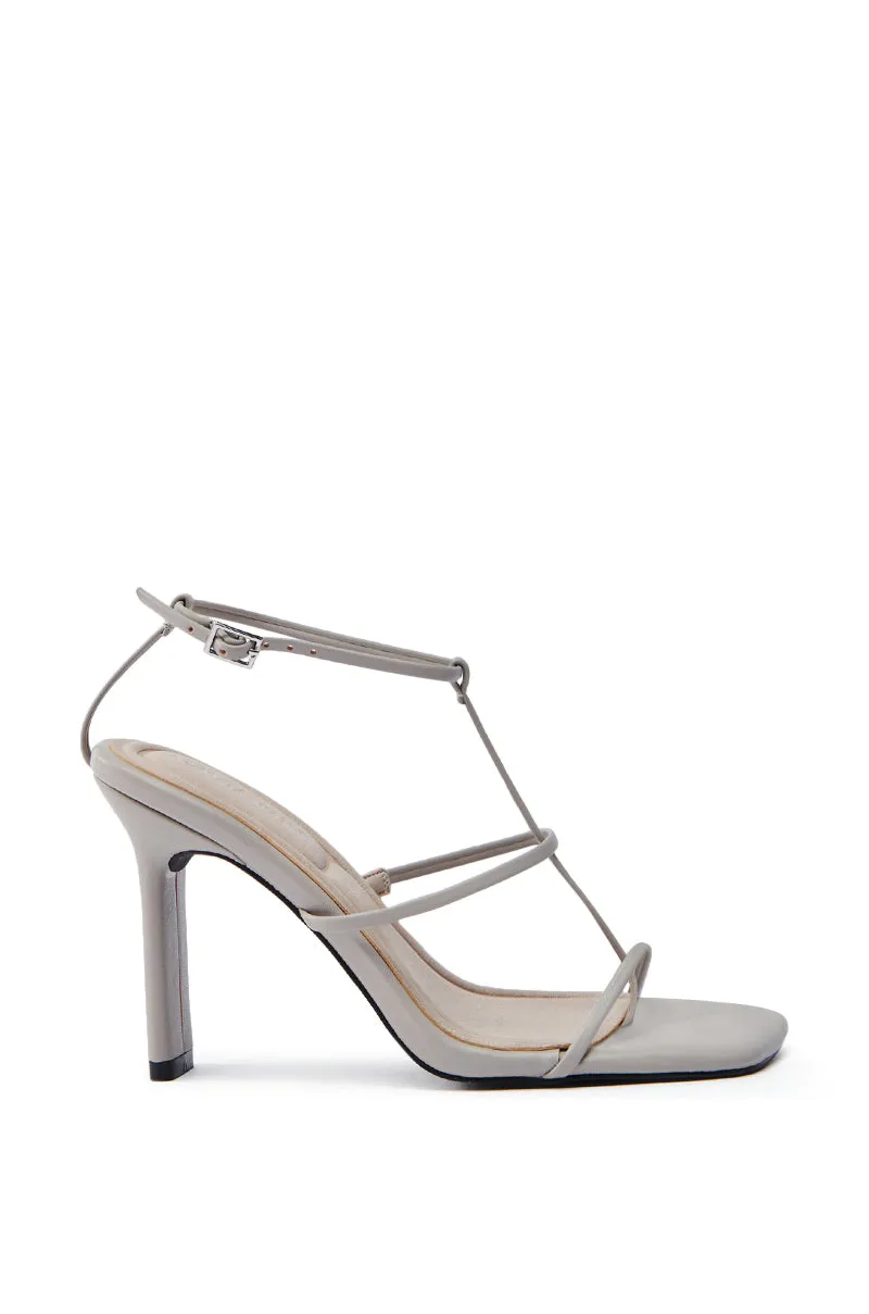 AZALEA WANG AVENA TAUPE PU SANDAL