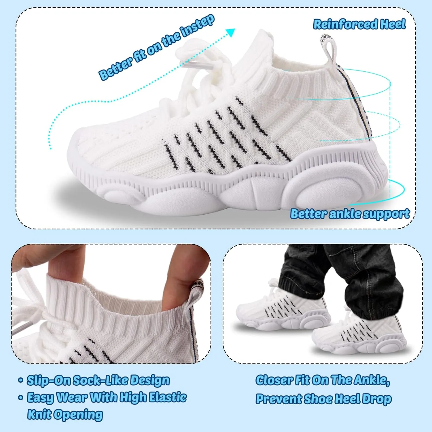 Baby Boy Girl First Walking Shoes Toddler Infant Mesh Sneakers Breathable Lightweight Non-slip Rubber Sole Summer