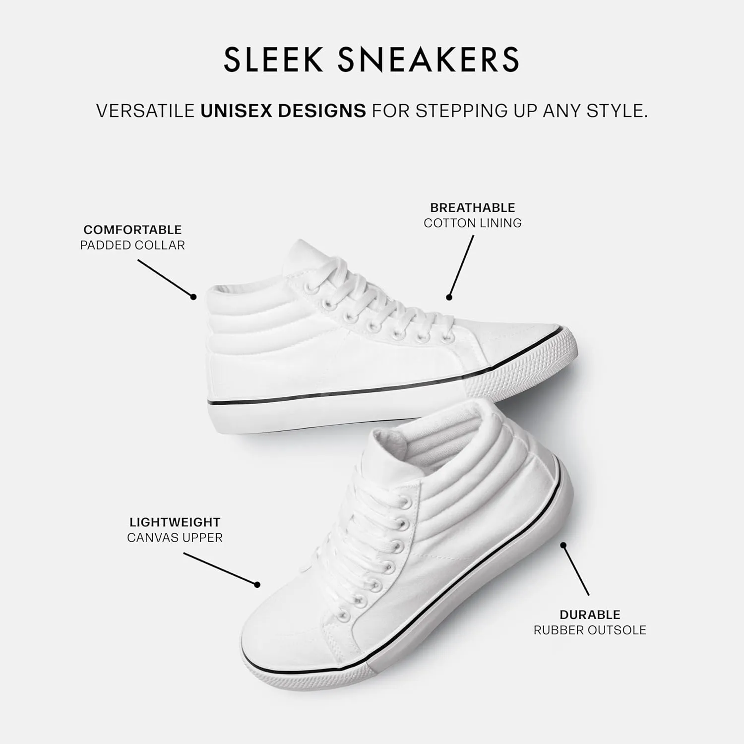 Balera Unisex Low-Top Canvas Sneakers Perfect for Dance