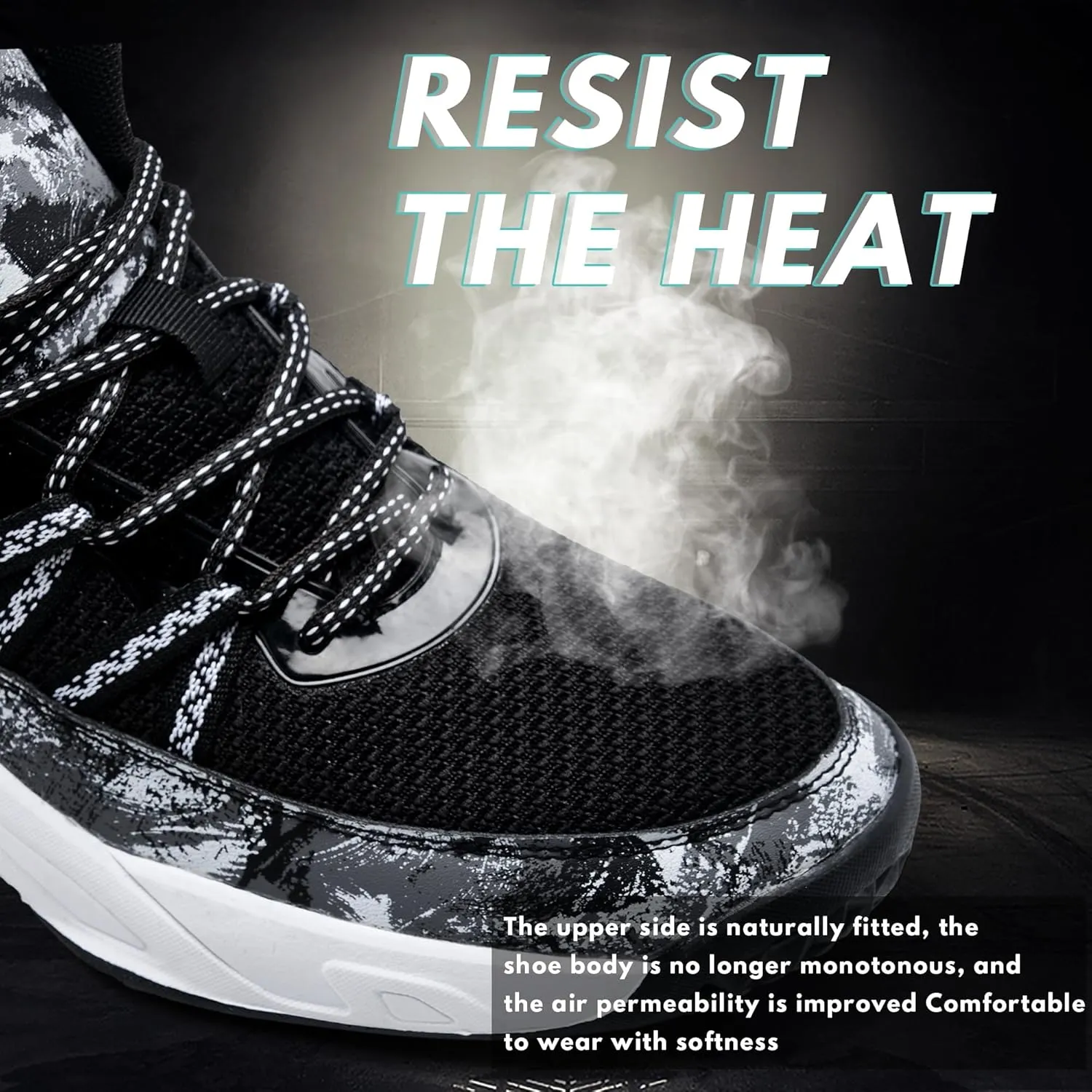 Basketball Shoes for Men Lightweight Durable for Outdoor Sports Training Matches