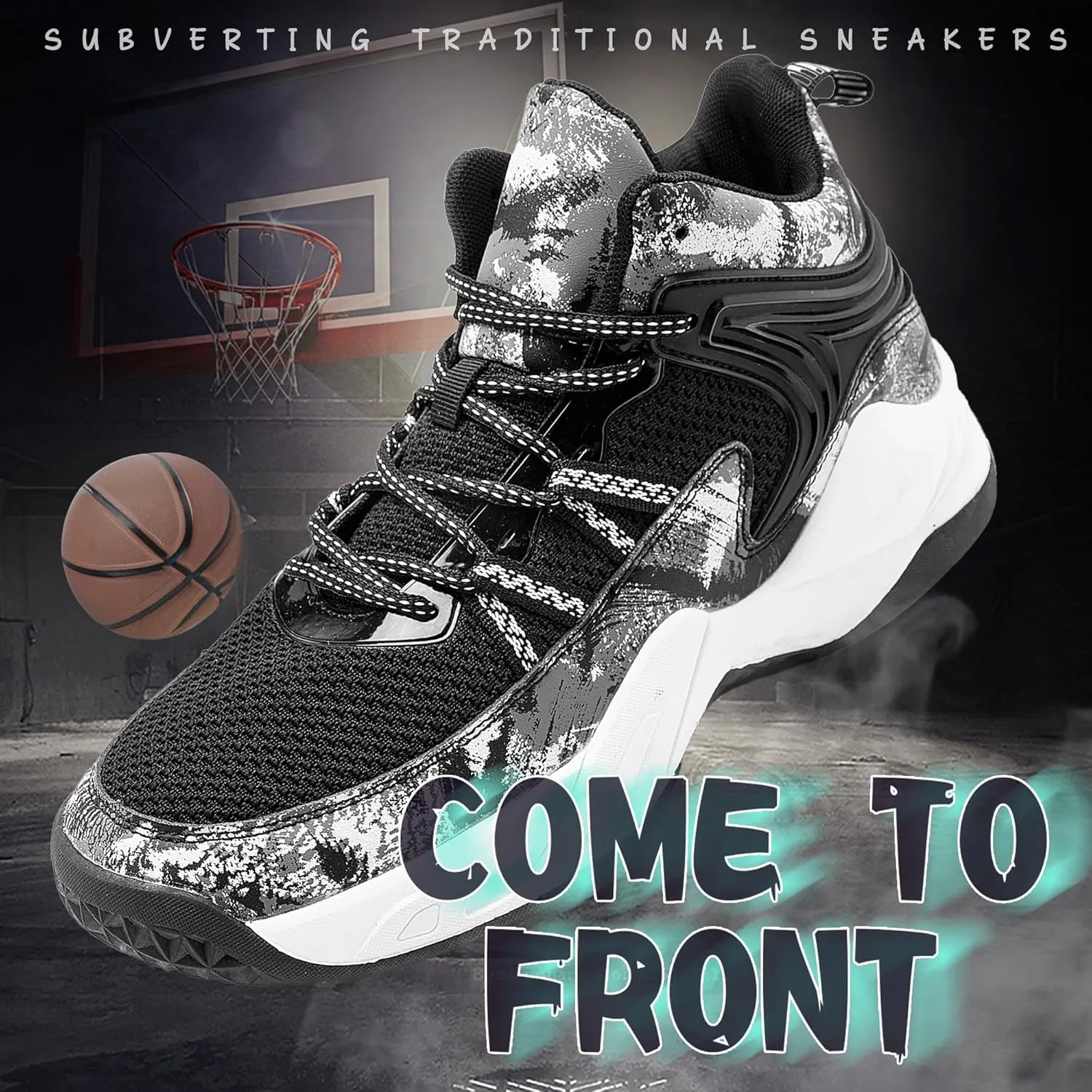 Basketball Shoes for Men Lightweight Durable for Outdoor Sports Training Matches