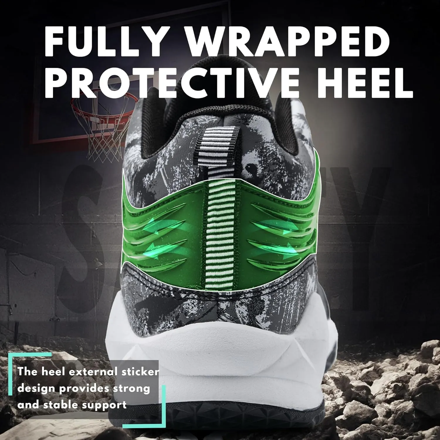 Basketball Shoes for Men Lightweight Durable for Outdoor Sports Training Matches