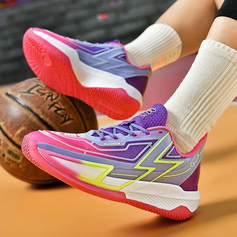 Basketball Shoes for Women Men Fashion Volleyball Sneakers Breathable Comfortable Colorful Sport Non Slip Shoe