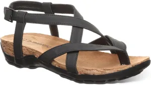 BEARPAW Women's Casita Black Sandal Size 12