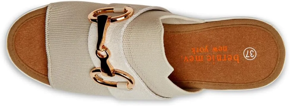 Bernie Mev Women's Venti Buckle Wedge Sandal