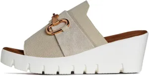 Bernie Mev Women's Venti Buckle Wedge Sandal