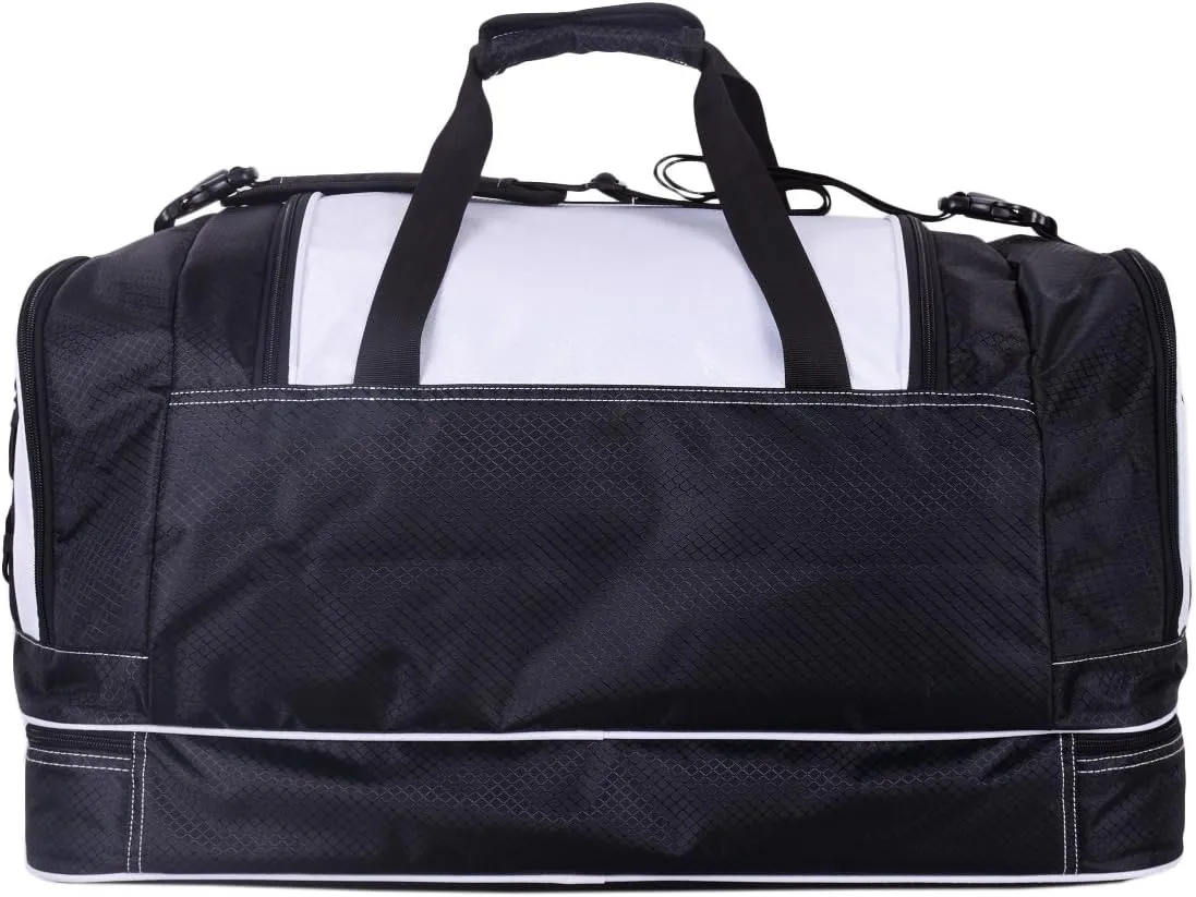 Big Base XX-Large Gym Sauna Bag with Shoe Compartment - 25 Inches - Sports Duffel Bag - Durable - Multiple Colors