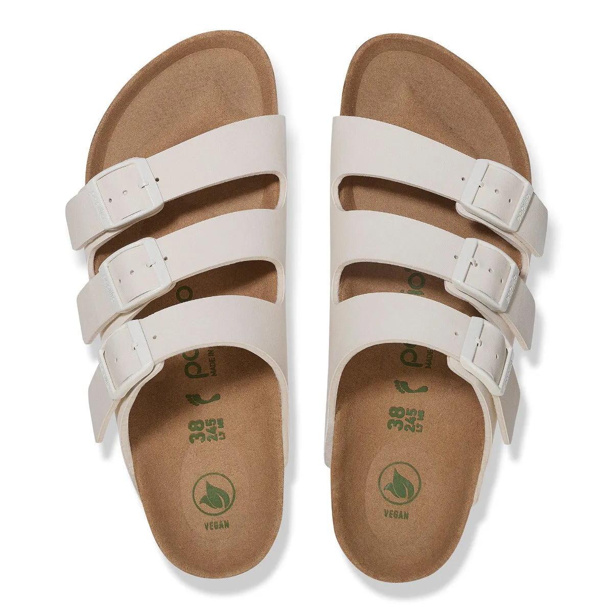 Birkenstock 1029751 Women's Florida III Platform Vegan Eggshell Narrow