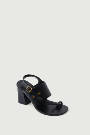 BLACK ELISA SANDALS