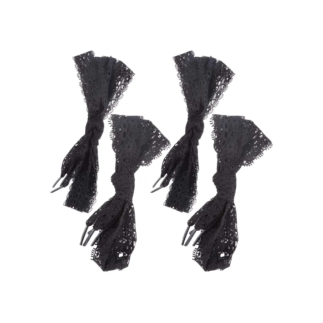 Black Lacey Shoe Laces
